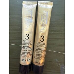 2 NEW L'Oreal Paris Superior Preference 3 Color & Shine Conditioner - 1.86 fl oz